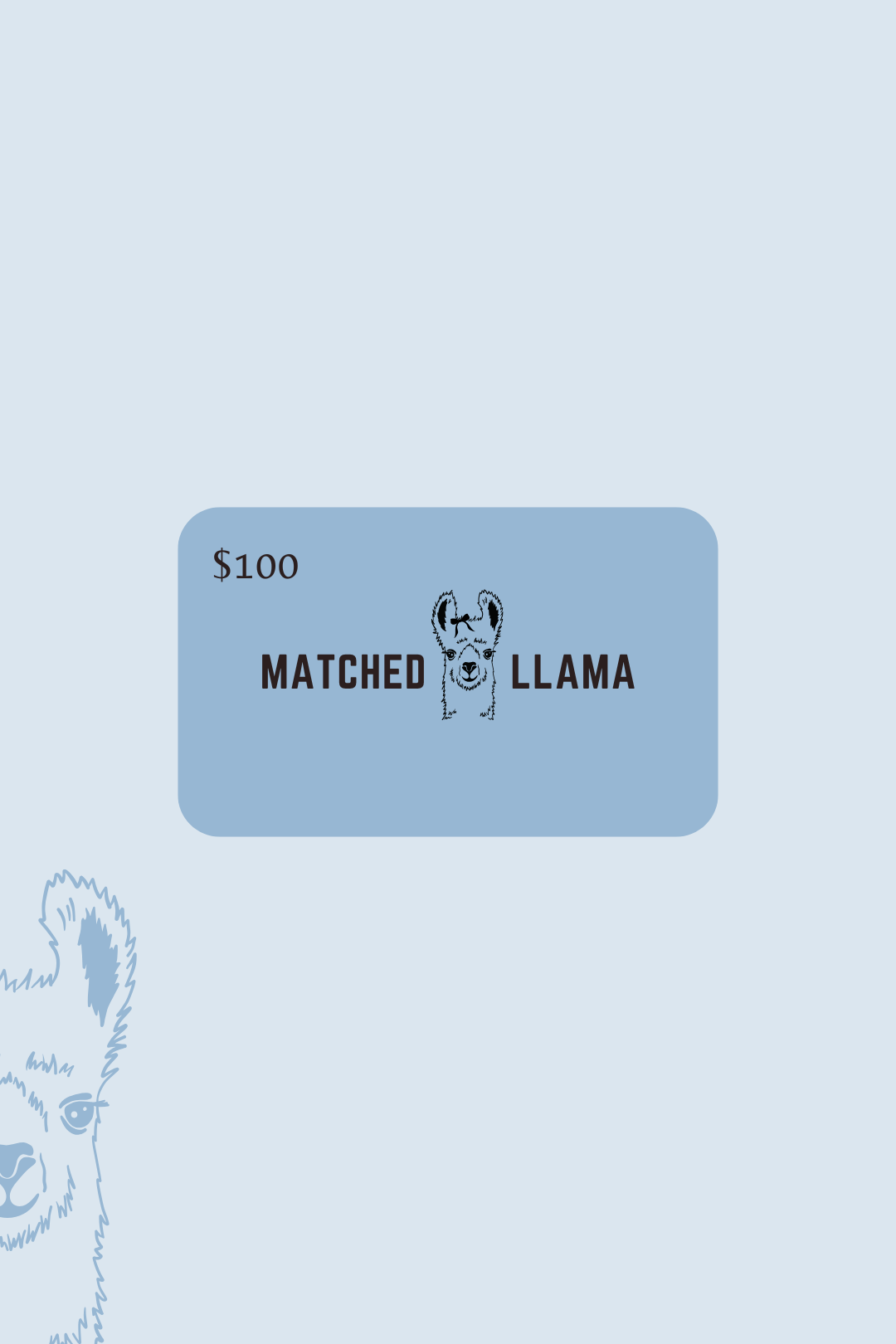 Matched Llama Digital Gift Card