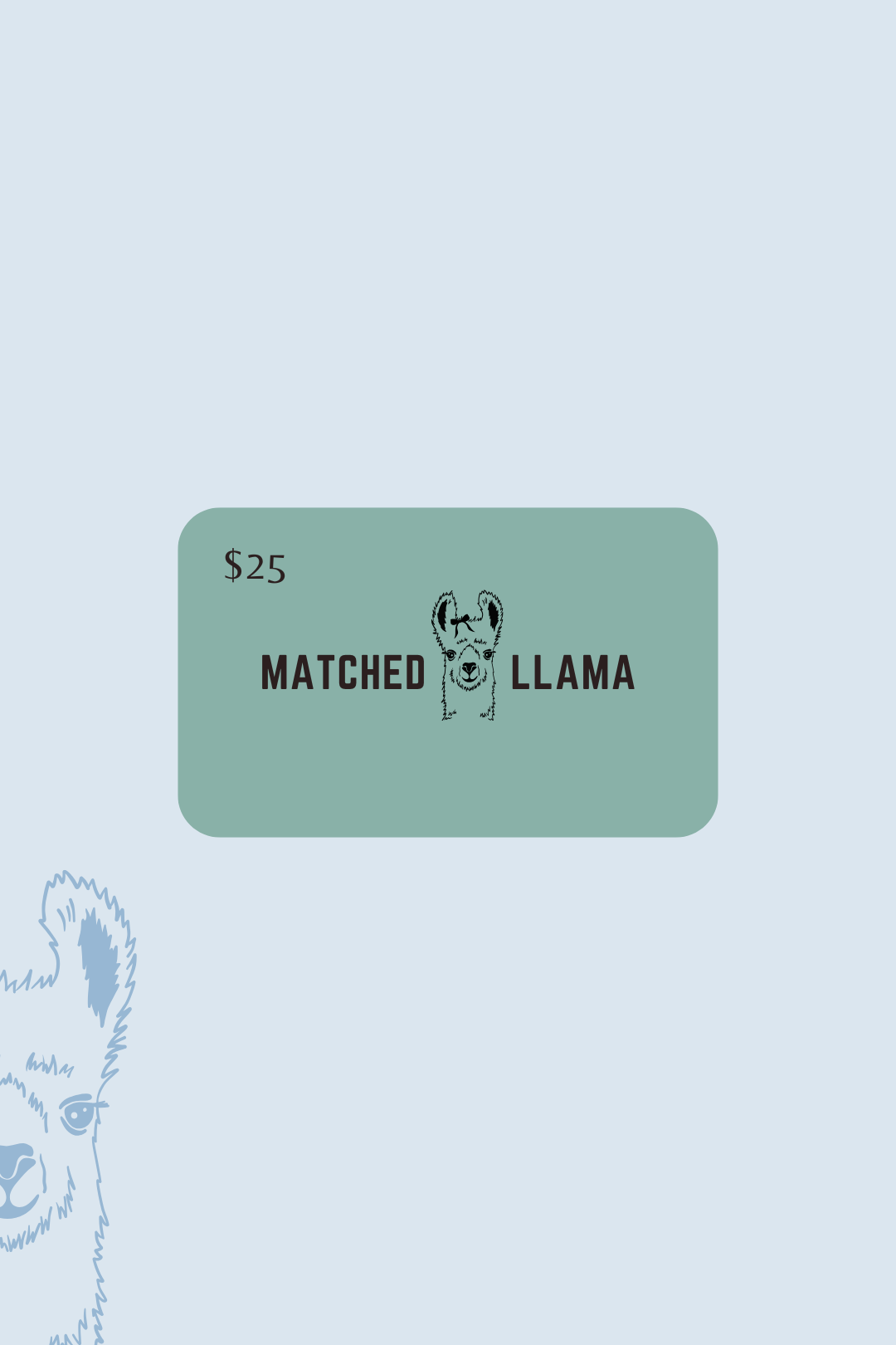Matched Llama Digital Gift Card