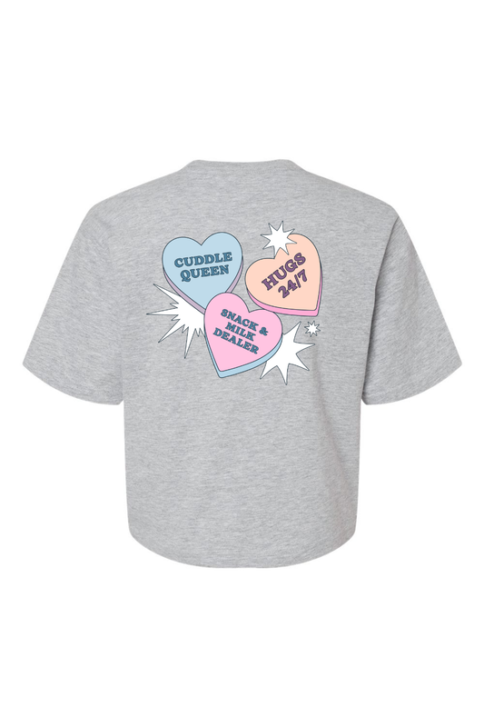 Candy Hearts Boxy Tee