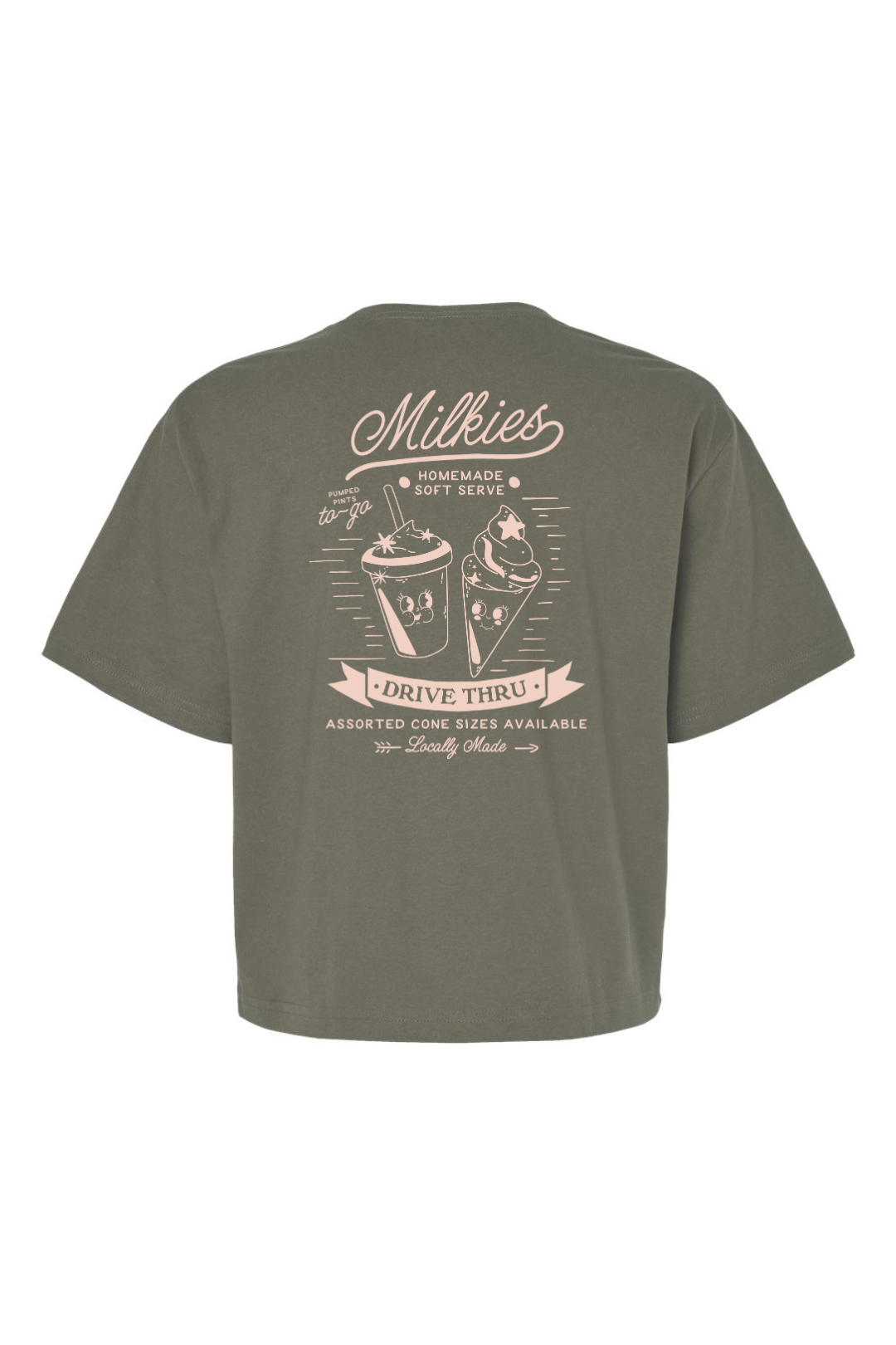 Milkies Ice Cream Boxy Tee
